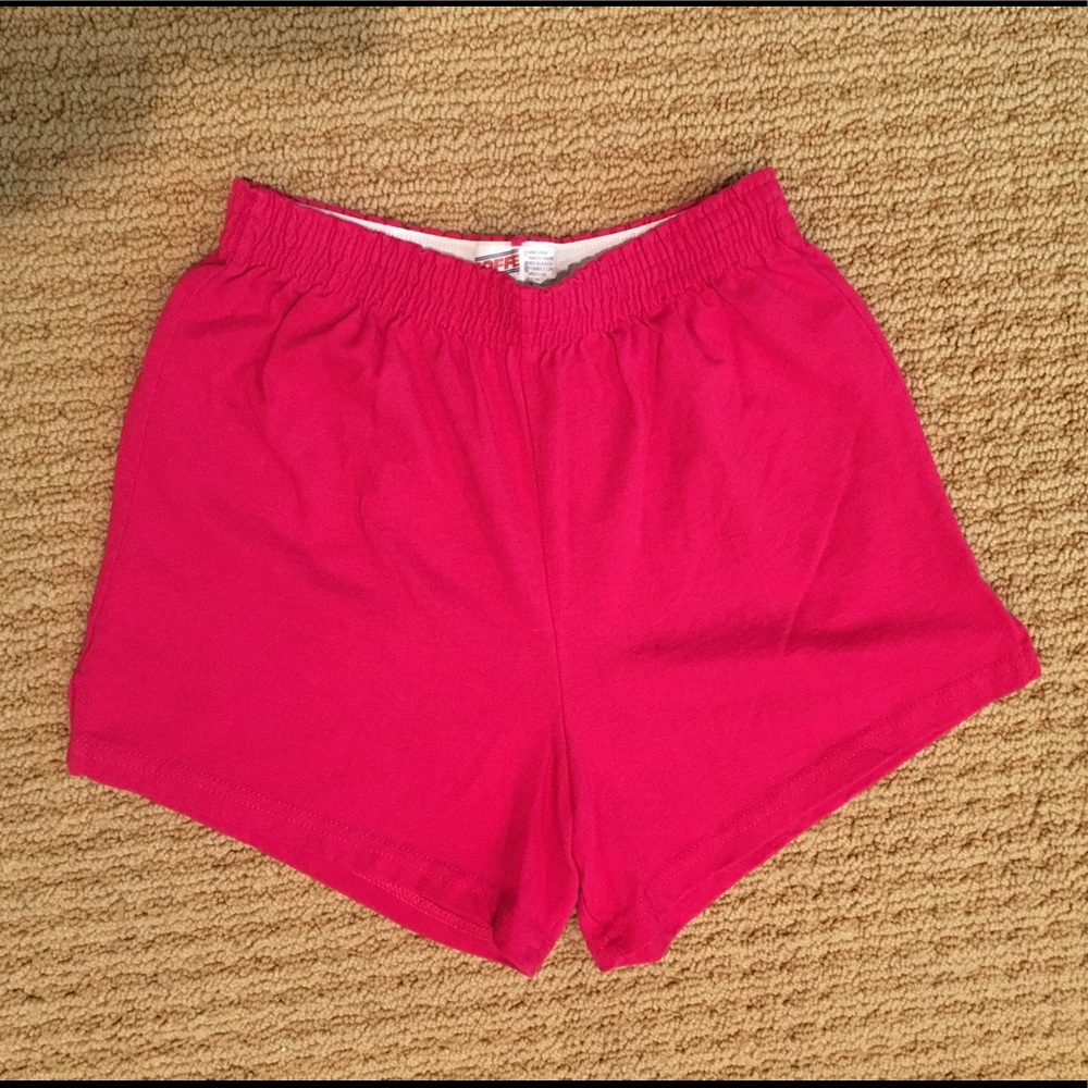 Vibrant pink soffe shorts